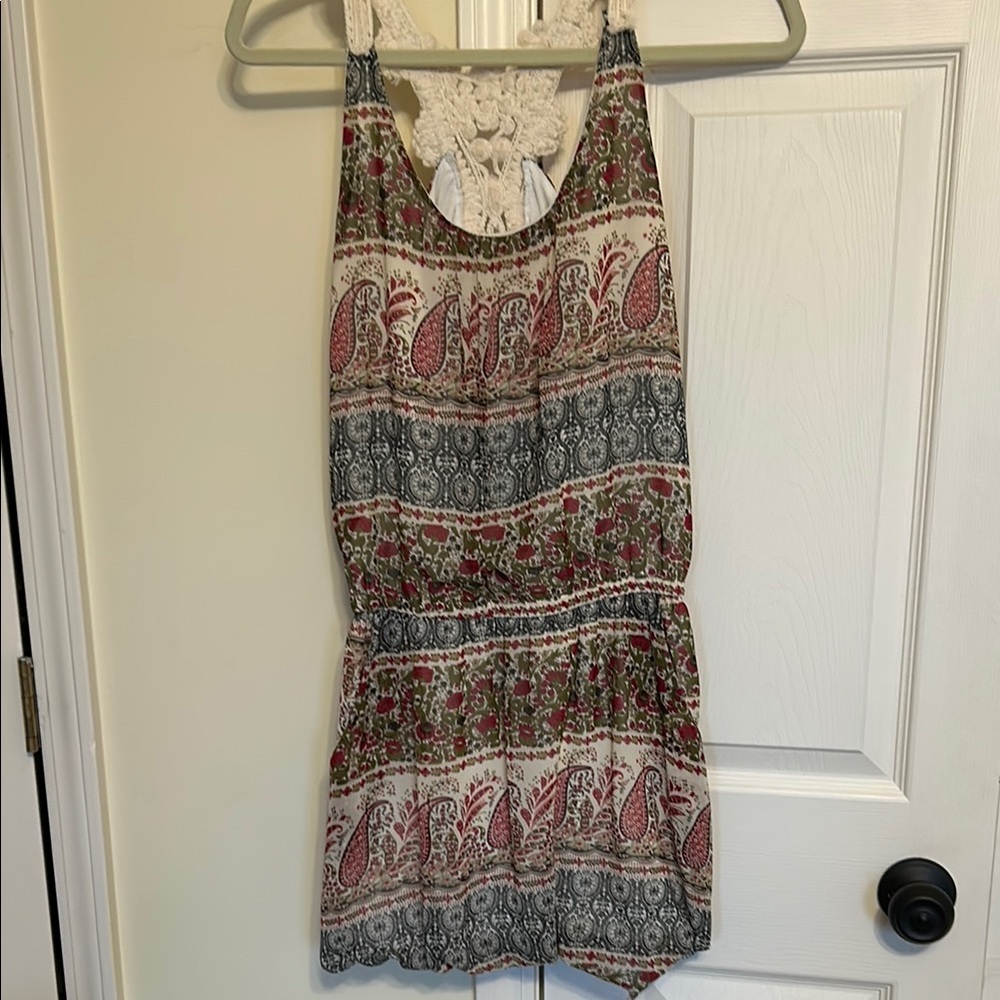 D’ closet paisley print dress with pockets